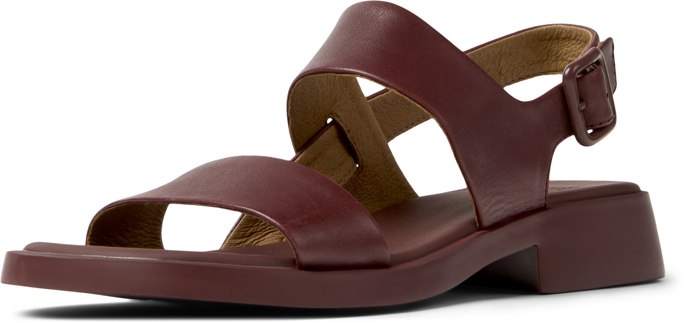 CAMPER - Sandalias con hebilla ' Dana ' en rojo: frente