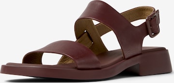 CAMPER - Sandalias con hebilla ' Dana ' en rojo: frente