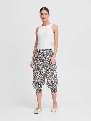 PULZ Jeans Tapered Harem trousers 'PZJill' in Brown: front