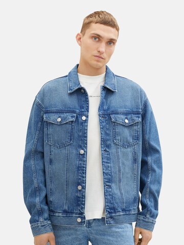 TOM TAILOR DENIM Between-season jacket in Blue: front