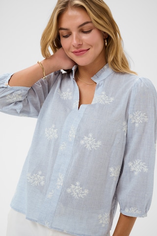 Chemisier 'CRKorey' Cream en bleu