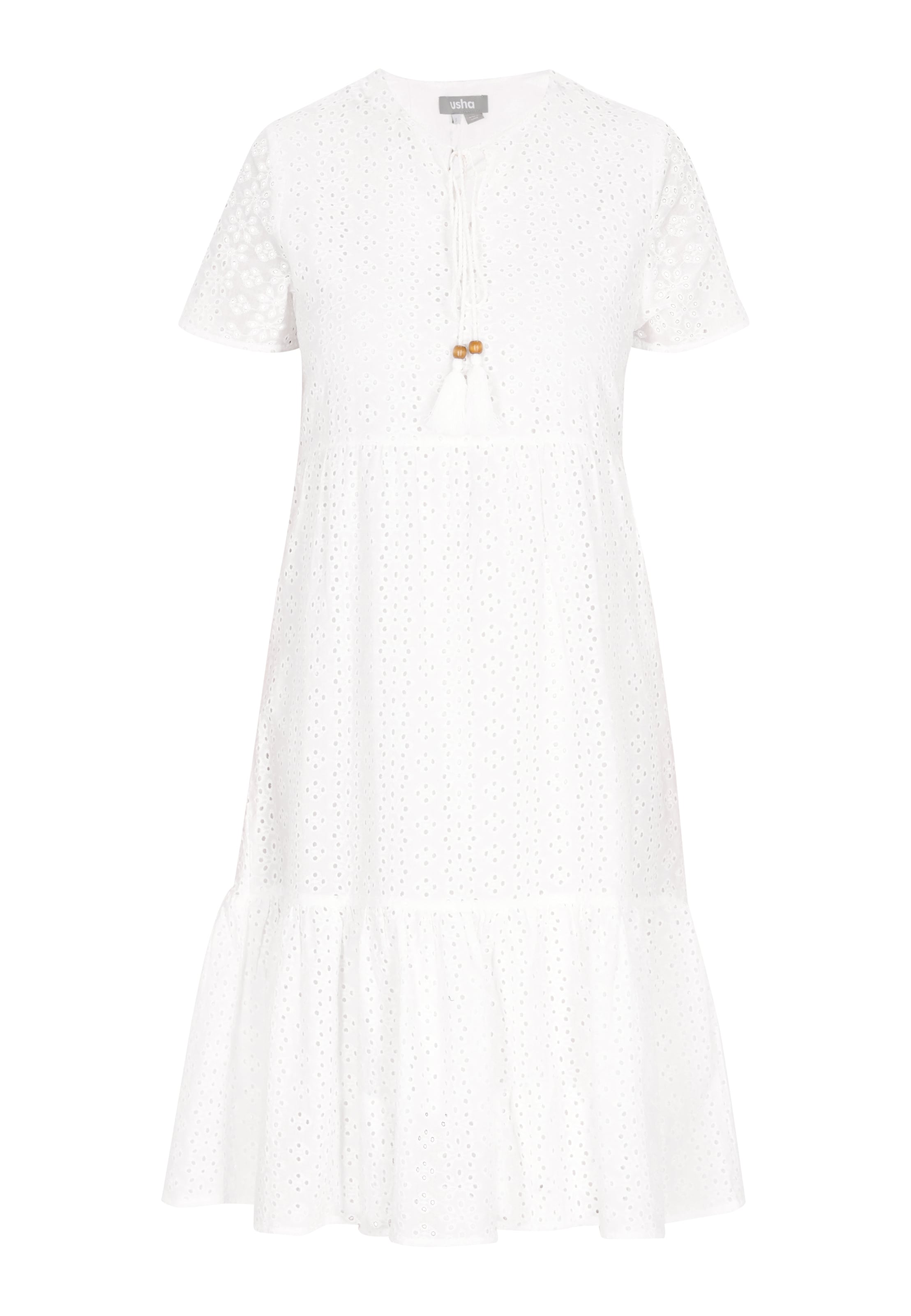 Usha Klänning i vit: framsida