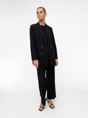 OBJECT Regular Pleated Pants 'Sigrid' in Black