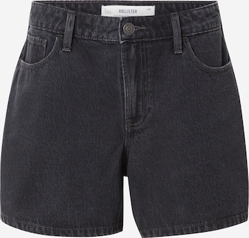 juoda HOLLISTER Standartinis Džinsai: priekis