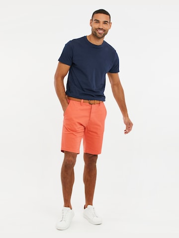 Threadbare Slimfit Shorts 'Conta' in Orange