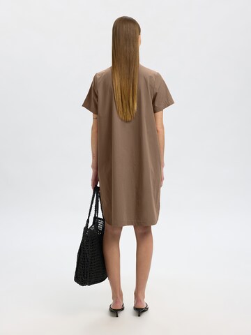 SELECTED FEMME Φόρεμα 'SLFBLAIR' σε καφέ