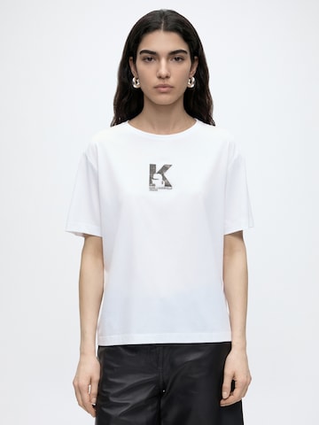 KARL LAGERFELD JEANS Shirt in Wit: voorkant