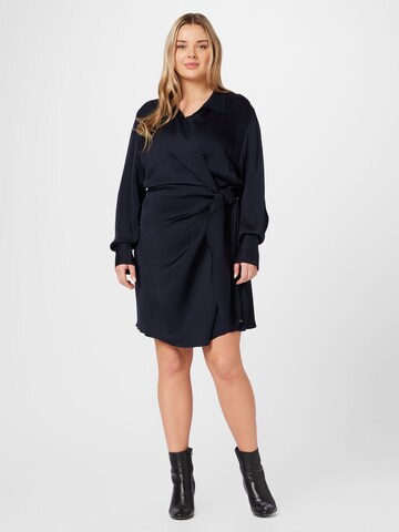 Robe Tommy Hilfiger Curve en bleu : devant