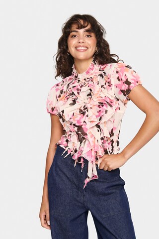 SAINT TROPEZ Bluse 'Lilja' in Pink: Vorderseite