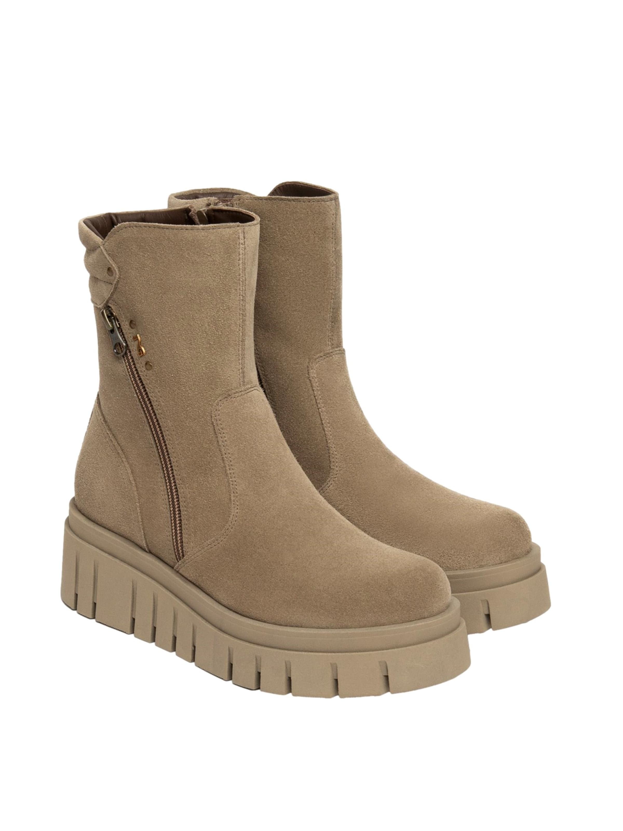Bottines Nero Giardini en beige