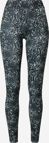 Urban Classics Slimfit Leggings in Blauw: voorkant