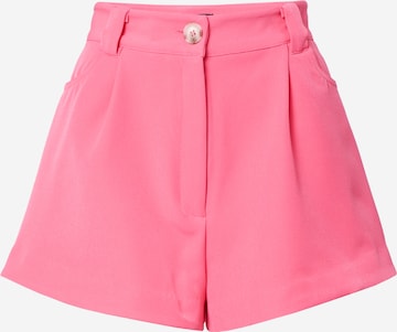 River Island Zvonové kalhoty Kalhoty se sklady v pase – pink: přední strana