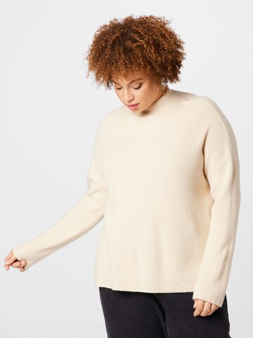 Selected Femme Curve Pullover 'Blaire' in Beige: predná strana