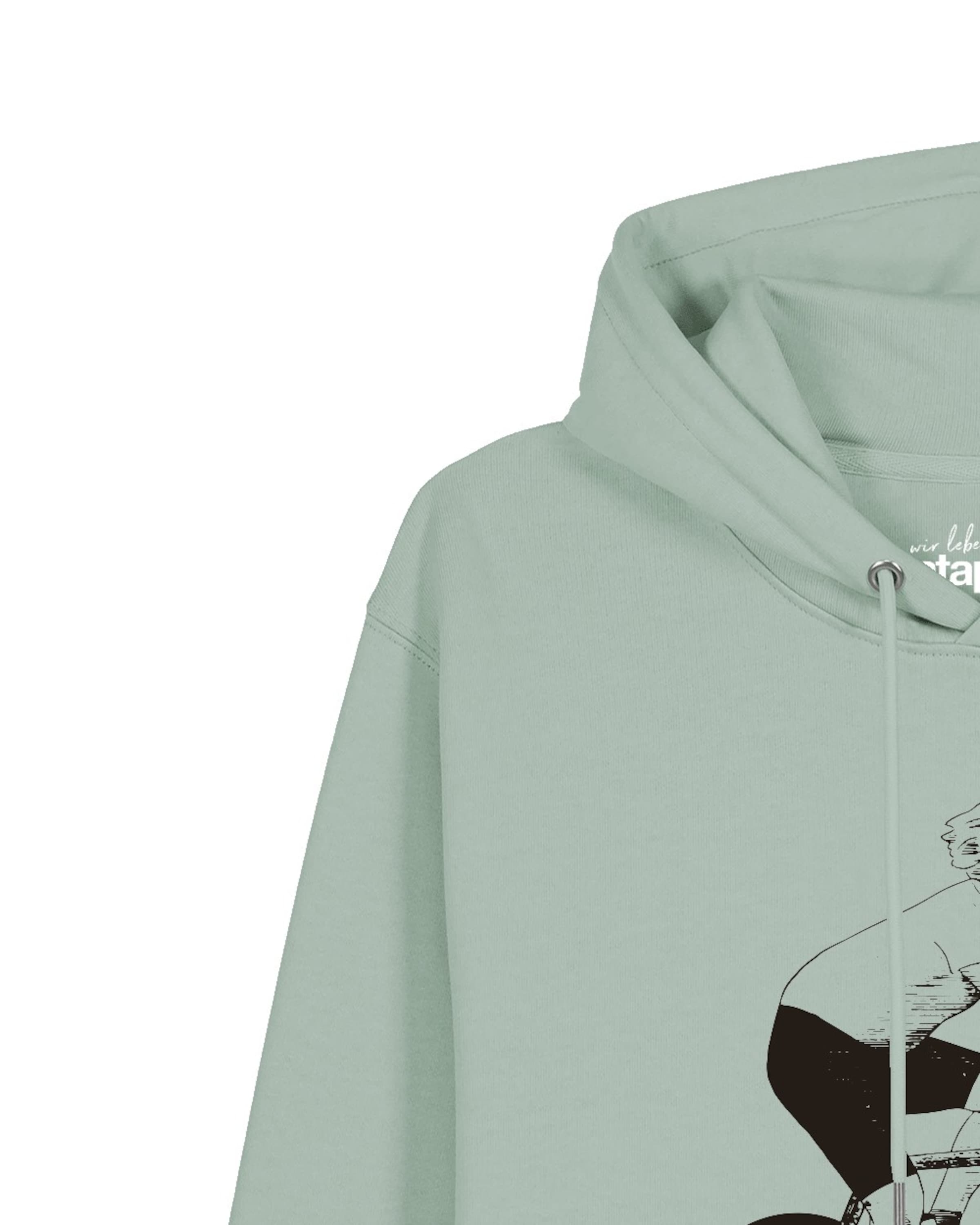 Felpa ' Fahrrad  ' di Watapparel in verde