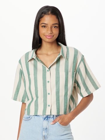 Urban Classics Blouse in Green: front