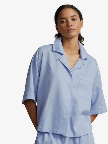 Pyjama ' Short Sleeve PJ Set - Jacquard Polo Player ' Polo Ralph Lauren en bleu : devant
