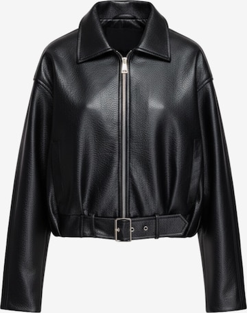 Veste mi-saison Ombre en noir : devant