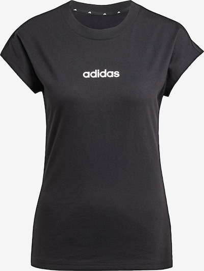 Sportiniai marškinėliai 'Essentials' iš ADIDAS SPORTSWEAR, spalva – juoda / balta, Prekių apžvalga