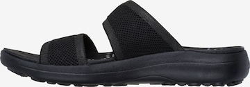 SKECHERS Pantolette in Schwarz: Vorderseite