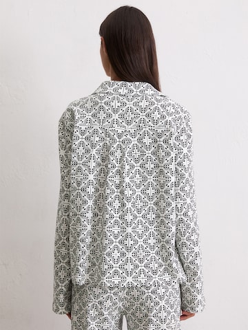 Marc O'Polo Slaapshirt ' Mix N Match Cotton Jersey ' in Grijs