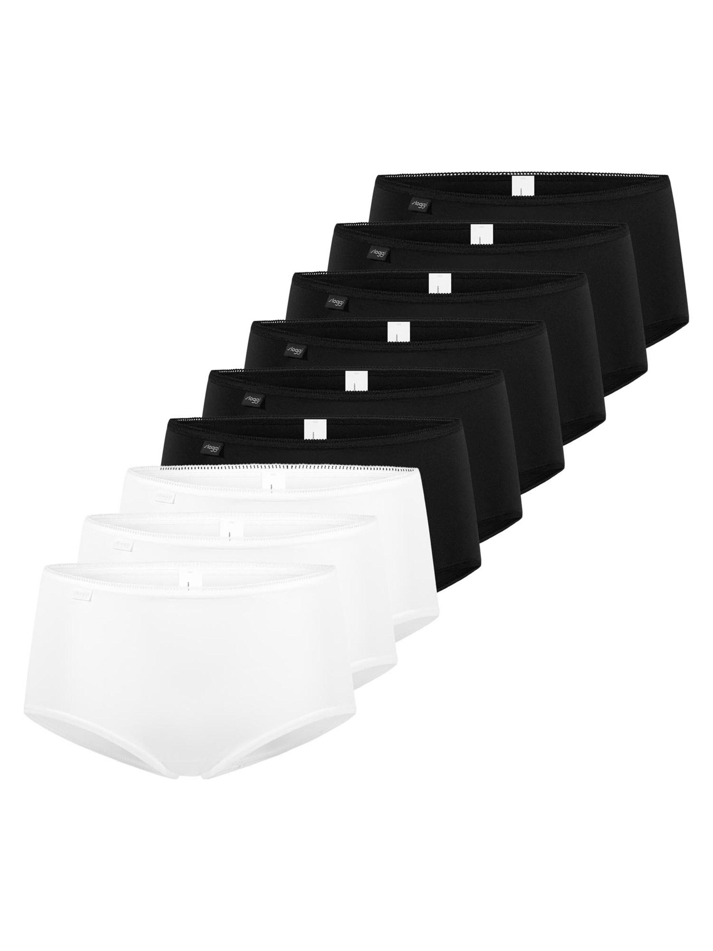 SLOGGI Panty '24/7 Microfibre' in Black: front