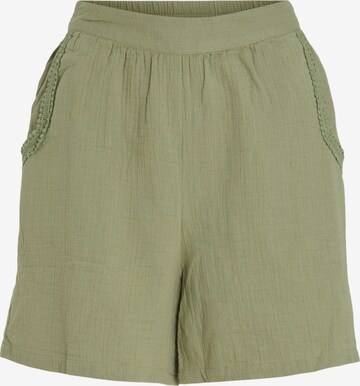 Regular Pantalon 'VIJILLO' VILA en vert : devant