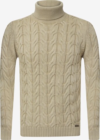 Pullover 'Ripon' di Sir Raymond Tailor in beige: frontale
