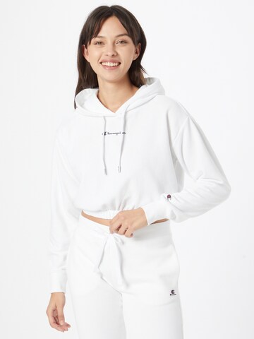 Champion Authentic Athletic Apparel Sweatshirt in White: front