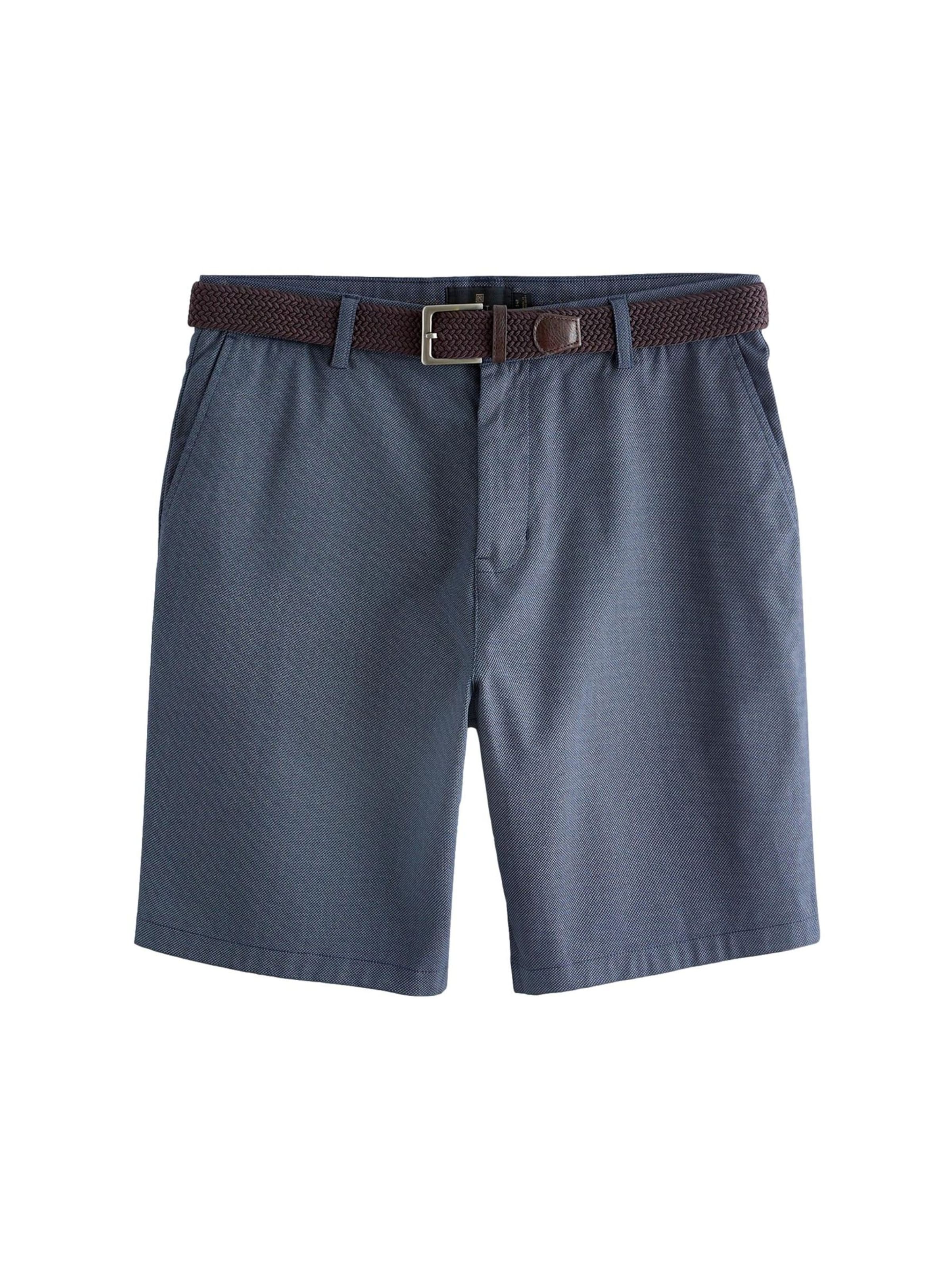 mėlyna Next Standartinis „Chino“ stiliaus kelnės: priekis