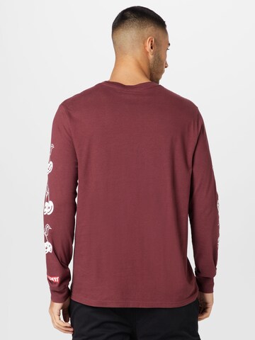 LEVI'S ® - Camisa 'Relaxed LS Graphic Tee' em vermelho