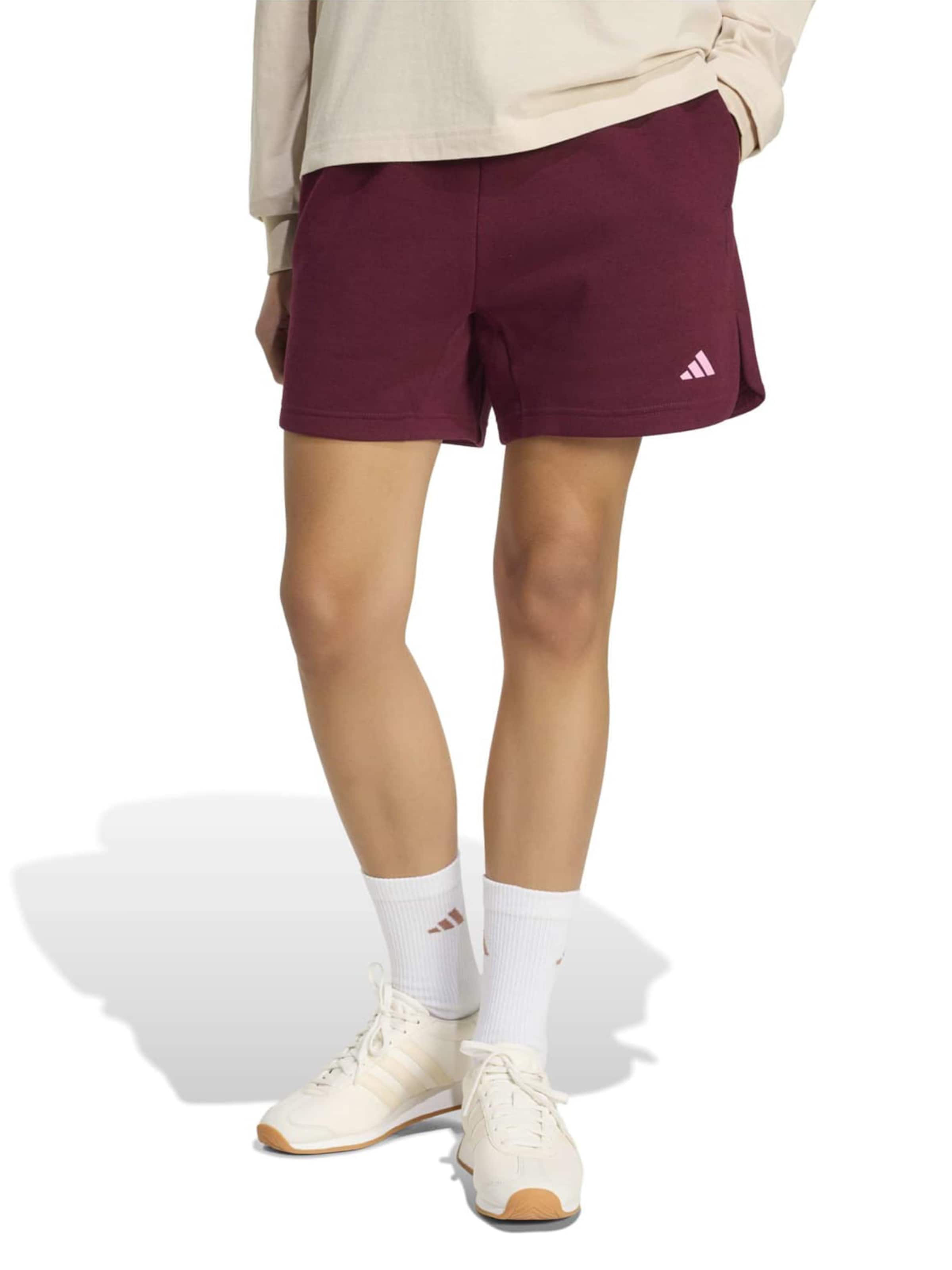 Loosefit Pantalon de sport 'Studio' ADIDAS SPORTSWEAR en rouge : devant