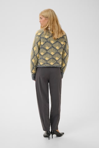 CULTURE Loose fit Pleat-Front Pants in Grey