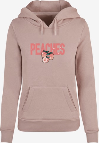Mister Tee Sweatshirt 'Peaches' in Pink: front
