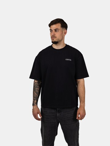 Crystal Paris Shirt 'Rich' in Zwart: voorkant