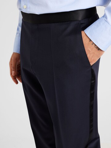 BOSS Slimfit Pantalon 'H-Genius' in Blauw