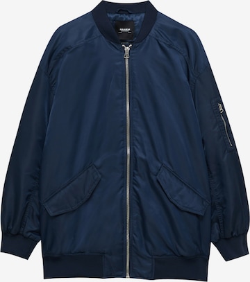 Pull&Bear Between-Season Jacket in Blue: front