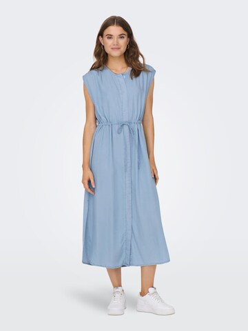 Robe-chemise 'PEMA' ONLY en bleu : devant