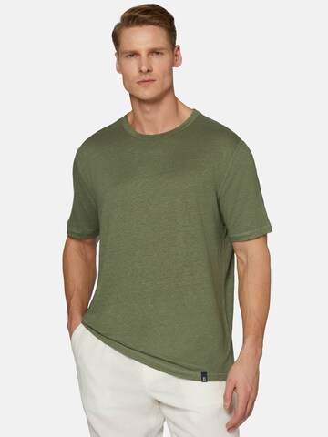 Tricou de la Boggi Milano pe verde: față