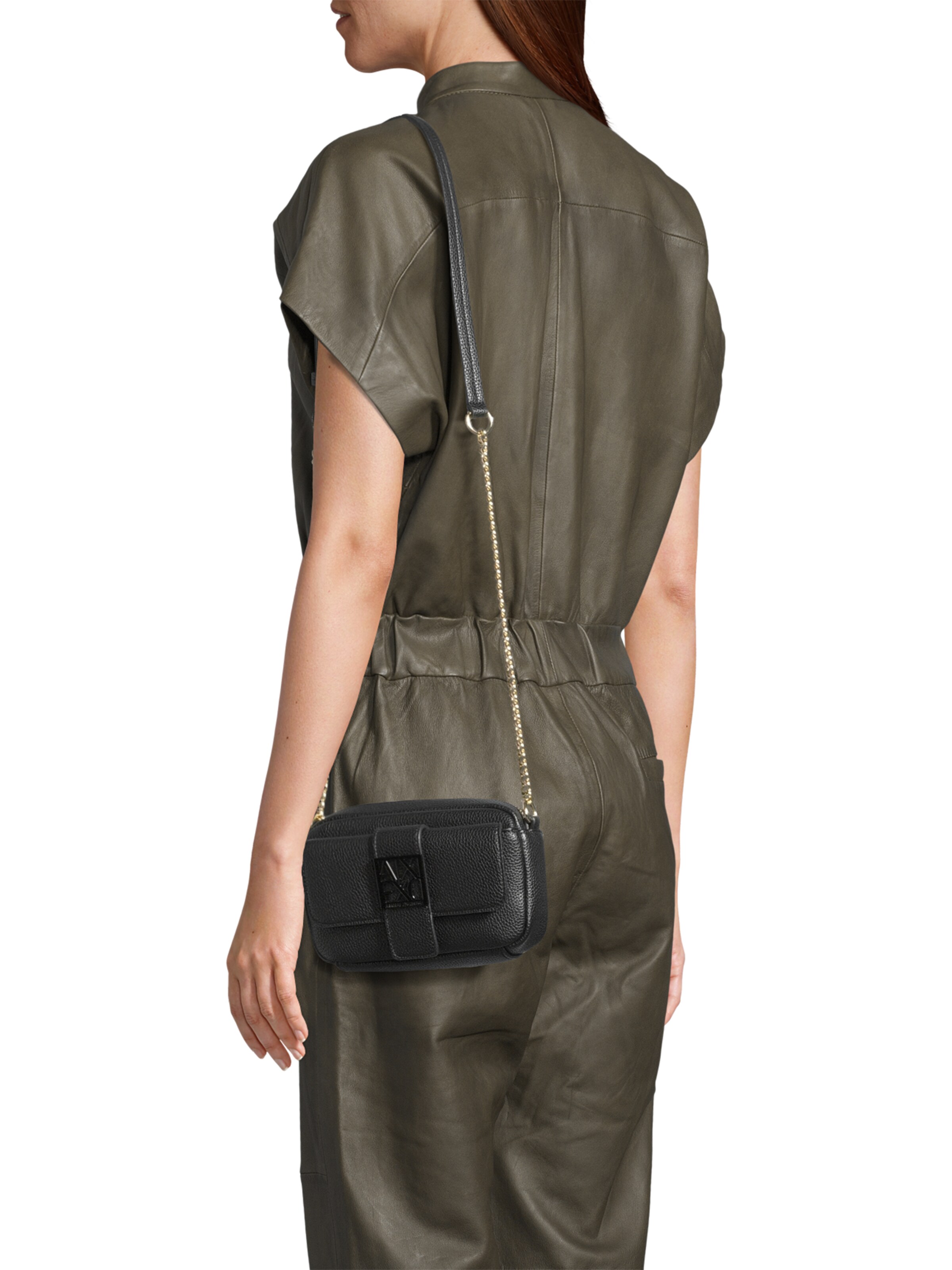 Borsa a tracolla 'SUSIE' di ARMANI EXCHANGE in nero