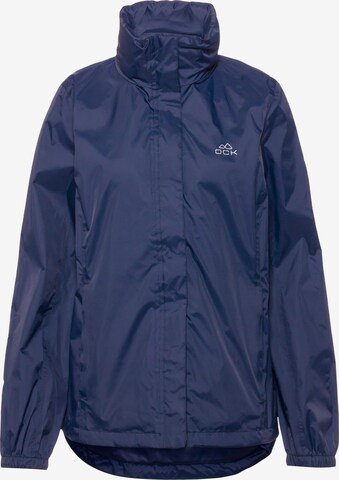 OCK Athletic Jacket in Blue: front