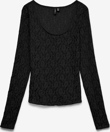 VERO MODA - Camiseta 'VMFLORA' en negro: frente