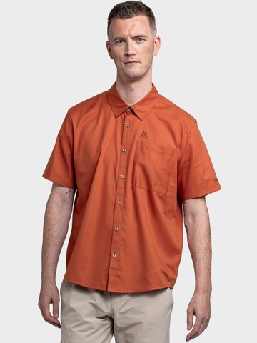 Coupe regular Chemise 'Kalmen' Schöffel en rouge : devant