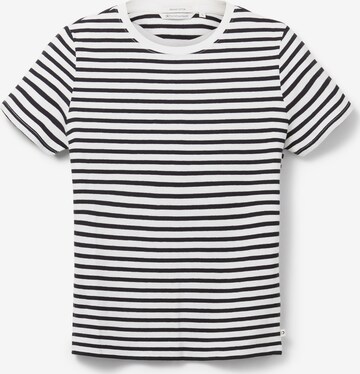 Tricou de la TOM TAILOR DENIM pe negru: față