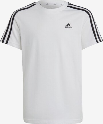 ADIDAS SPORTSWEAR Functioneel shirt 'Essentials 3-Stripes ' in Wit: voorkant