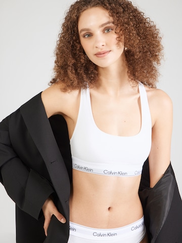 Bustier Soutien-gorge Calvin Klein Underwear en bleu : devant
