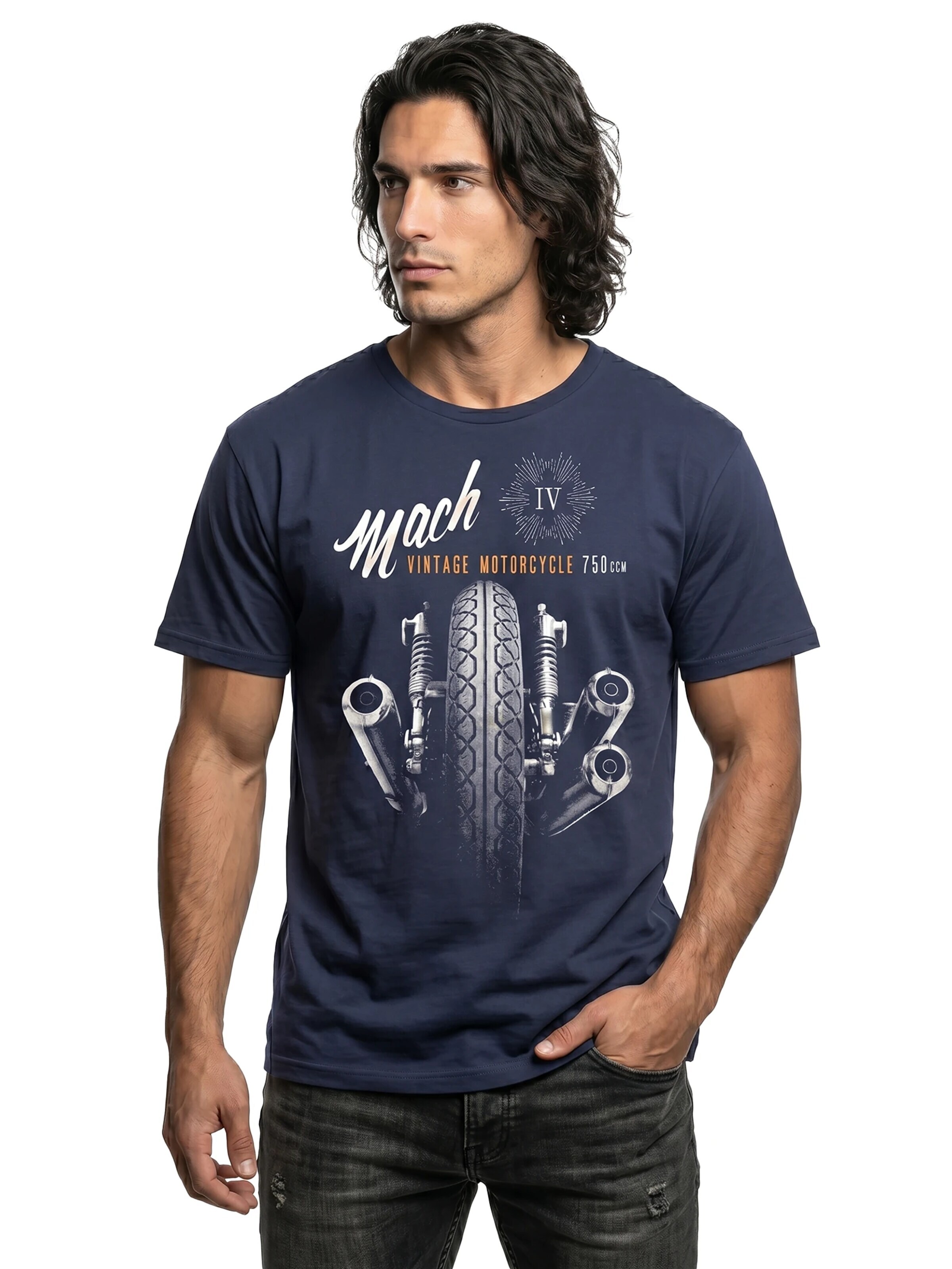 MAKAYA Shirt 'Mach 4' in Blue