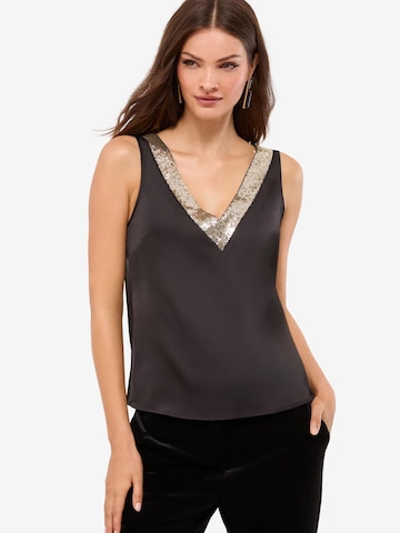 Lipsy Top - Čierna: predná strana