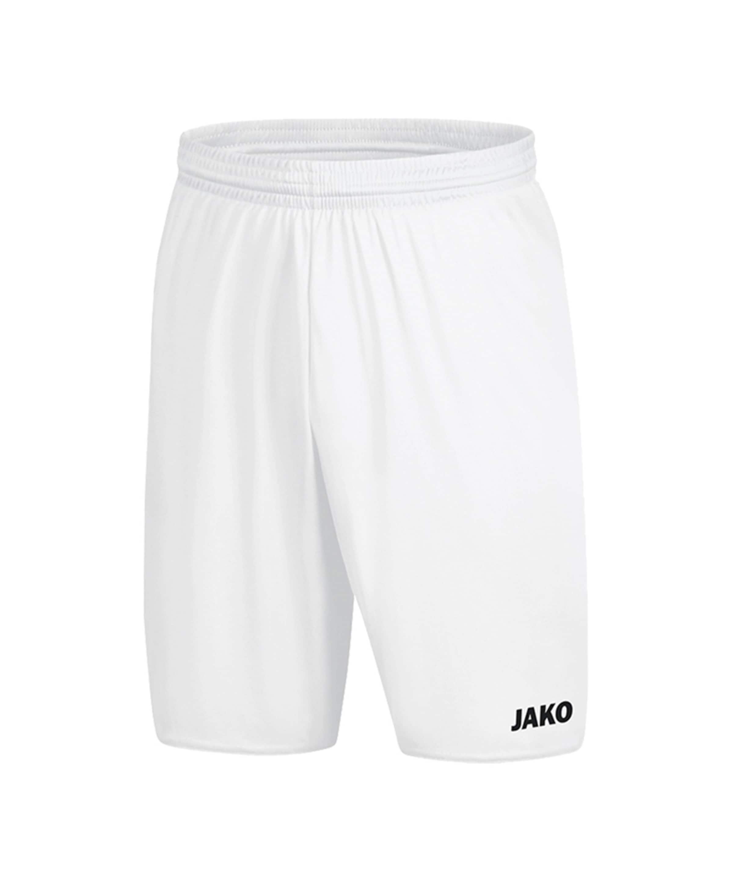 JAKO Sportshorts in Weiß: Vorderseite