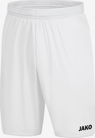 JAKO Workout Pants in White: front