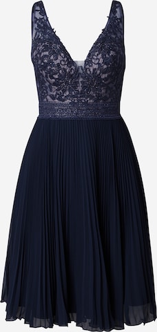 Robe de cocktail LUXUAR en bleu : devant